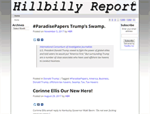 Tablet Screenshot of hillbillyreport.org